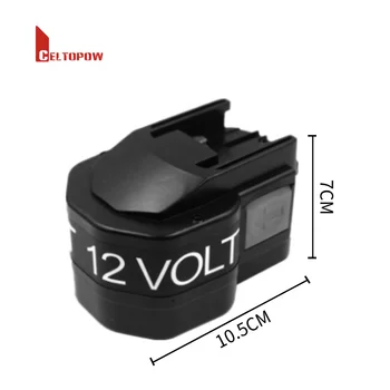 Replace 12V Ni-Mh Battery for AEG/Milwaukee 48-11-1950 48-11-1960 48-11-1970 Batteries