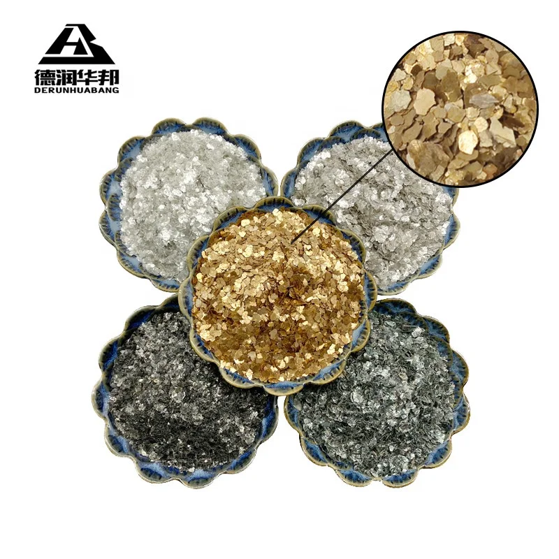 Wholesale Mica Flake Real Stone Paint Coating with Color Rock Flake Ultra-thin Composite Rock Flake Epoxy Floor Paint Granite