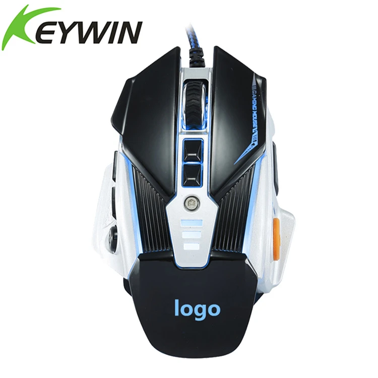OEM Factory 8D LED RGB Wired Gaming Mouse Adjustable DPI Custom USB Mouse for PC Laptop Optical Tracking