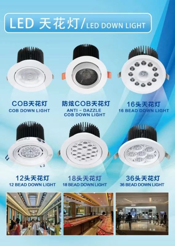 NEW Downlight Led Ceiling Lamp Embedded Ceiling Lights Surface Mounted ...