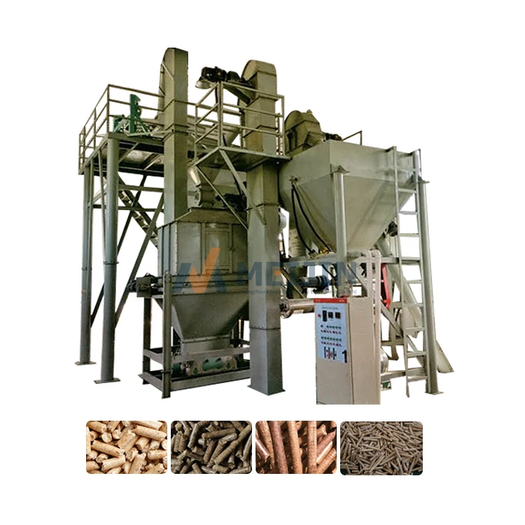 Complete Customization Wood Shredder 2.5 ton/hour Biomass Pellet Machine Production Line Biomass Pellet Making Machine