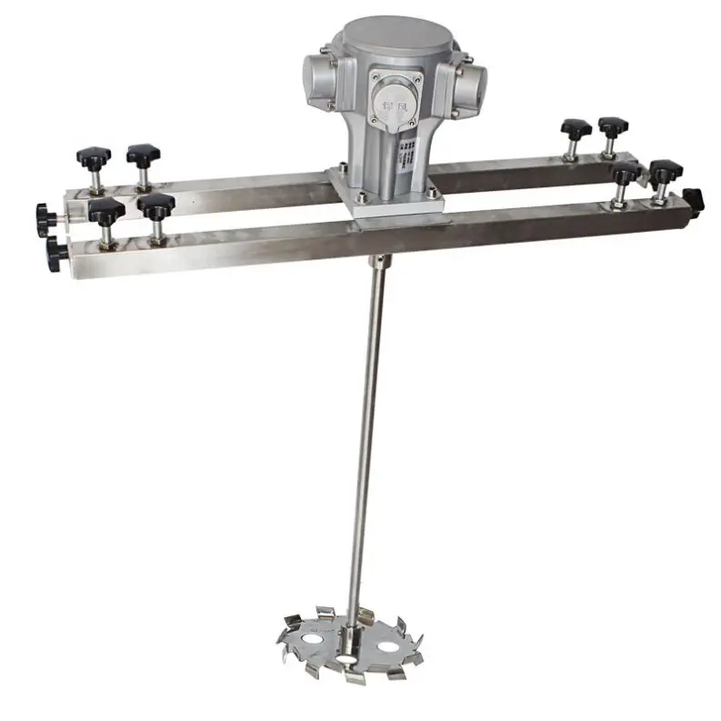 TEBAK H50 High Efficiency High-Speed Liquid Mixing tank Industrial Coatings Ink Paint Pneumatic Agitators Stainless Steel Mixer