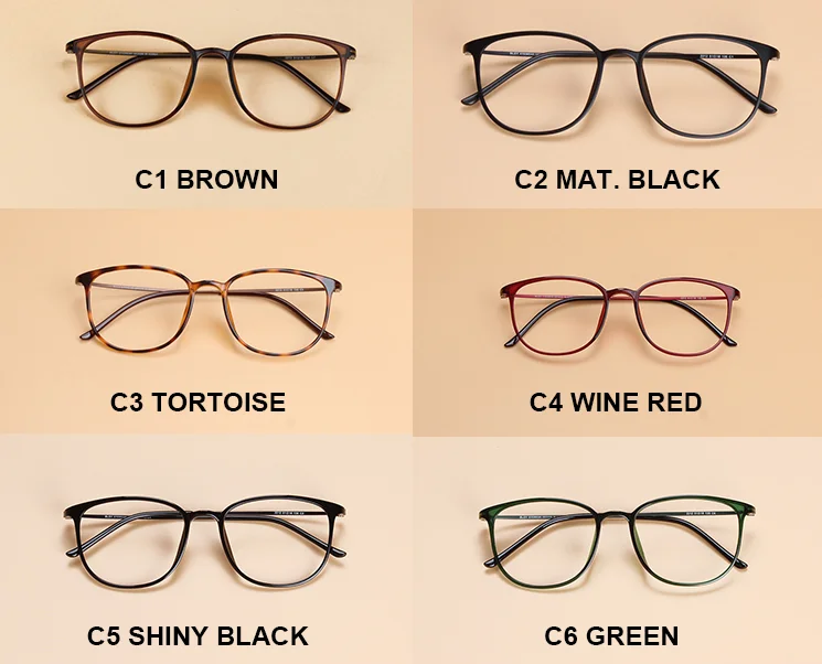 2023 High Quality Ultra Light Korea Fashion Ultem Eyewear Glasses Ultem