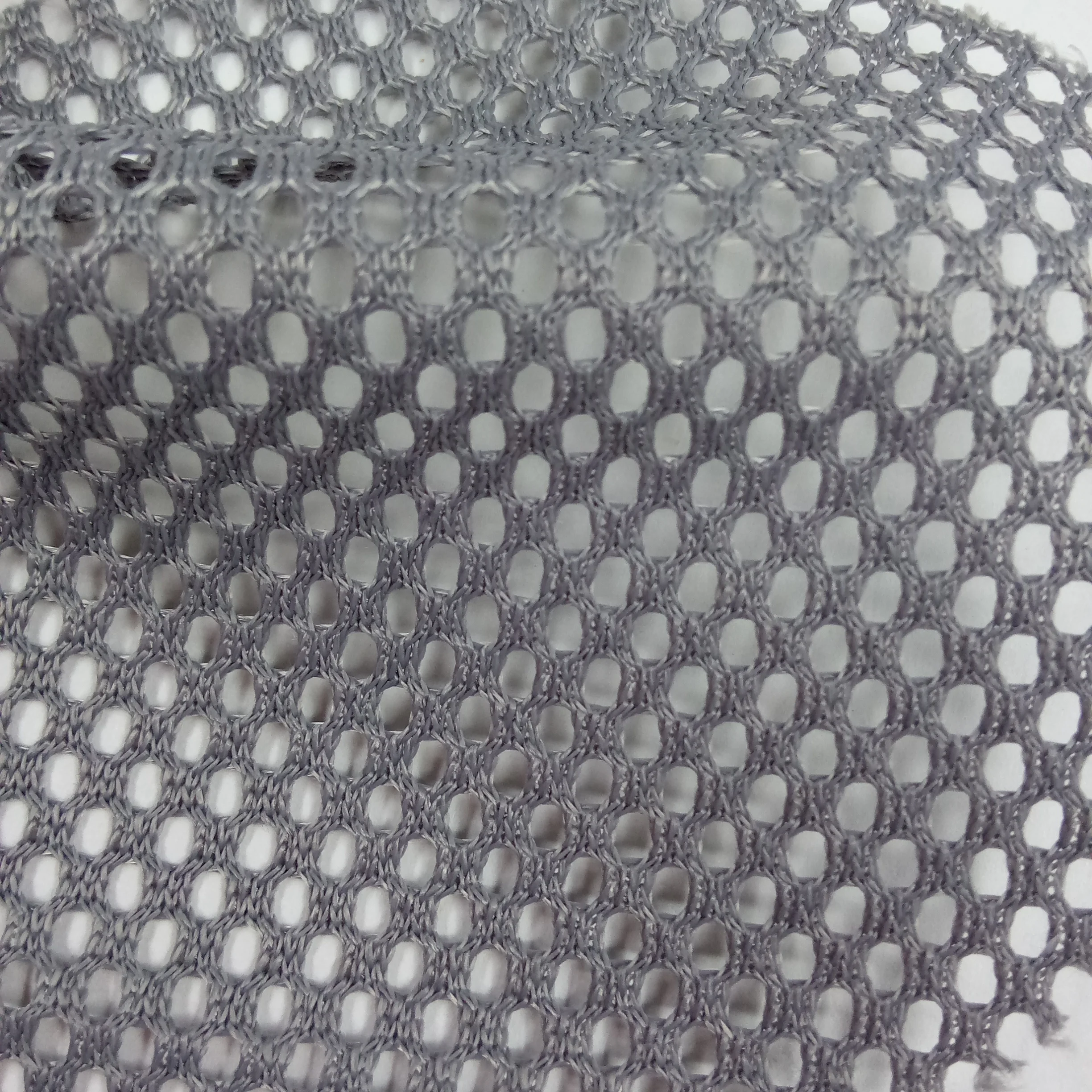 100 Polyester Heavy Weight 250-400gsm Big Hole Mesh Hexagon Mesh Fabric ...