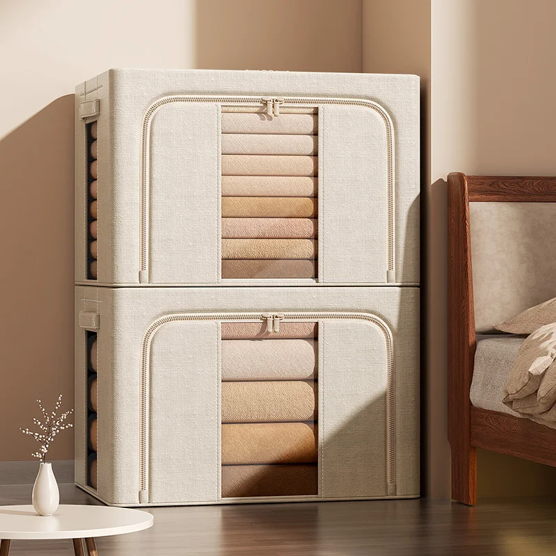 Clothes Wardrobe Storage Box Fabric Finishing Box Folding Organizer