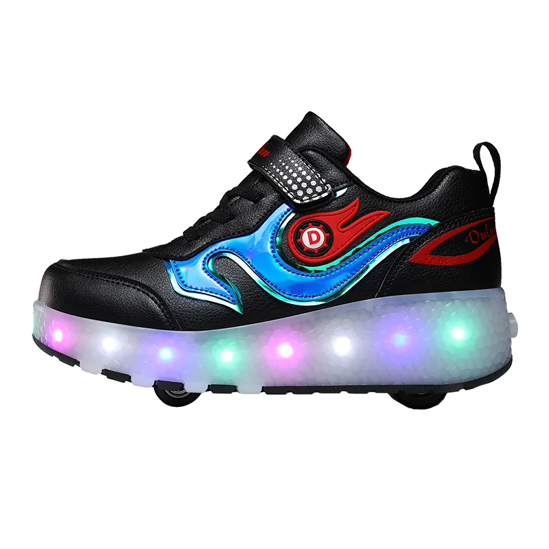 LED Zapatillas con Luces Ruedas Automática Retráctiles Ruedas Ajustables  Zapatos de Skate Roller Deportivos Zapatos Luminosas Flash Patines Sneaker  para Niños Niñas : Amazon.es: Zapatos y complementos