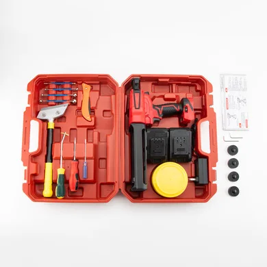 NEOBRISKEN Lithium Electric Sewing Glue Gun Double Track Electric Cordless Glue Gun Cordless Power Caulking Guns Power Tools
