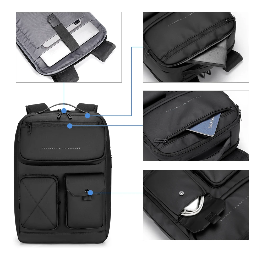 2023 Custom Computer Backpack With Multiple Pockets Cute Backpack ...