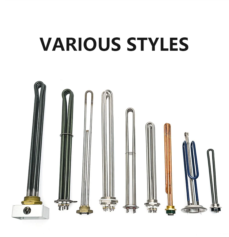 Electric Heater Water Heating Element Pipe 304 Stainless Steel Solar