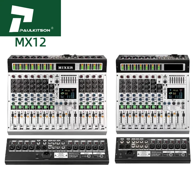 Paulkison Mixer MX12 - Professional 12-Channel Dj Controller