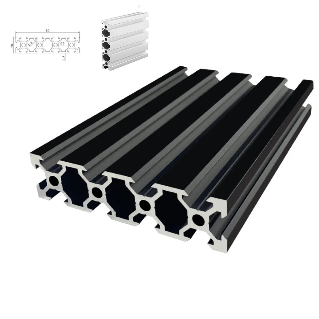 Wholesale European Standard T Slot V Slot 8020 Aluminum Profile