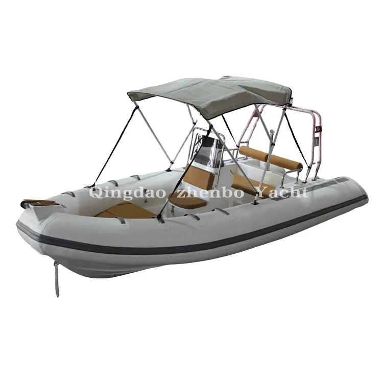 4.8m Rib Boat Rib-480 With Motor Engine Hypalon Rib Boat With Console ...