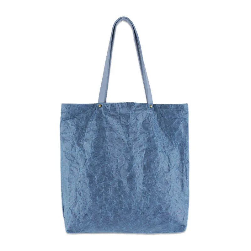 In stock new DuPont paper bag simple tote bag women's casual  shoulder bag