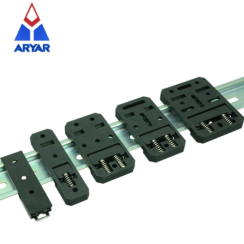 Rail Montage DIN Support Pour 70mm X 72mm PCB, Boîtier, Support, Vert