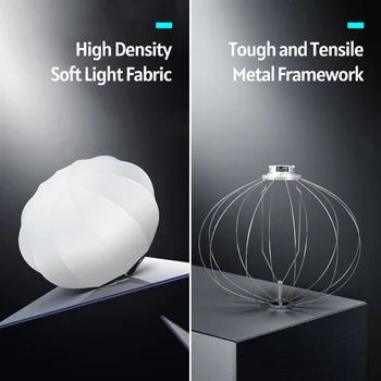 TRIOPO KQ85 85cm Lantern Softbox Spherical Collapsible Soft Box Bowens Mount Studio Photography Video Lighting Accessory 65cm detail image