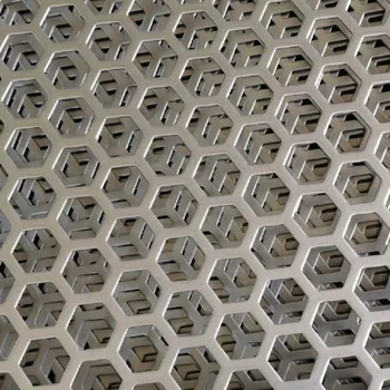 Hexagonal perforated metal plate/perforated mesh screen for filtering decoration