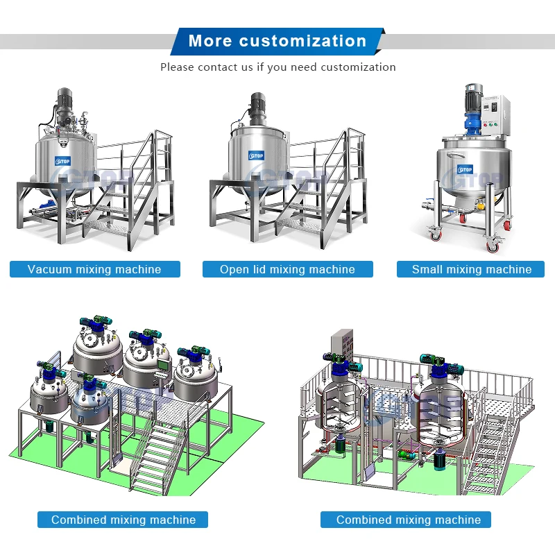Good reputation over the world liquid soap making machine liquid detergent mixer liquid chemical mixer cosmetics agitator