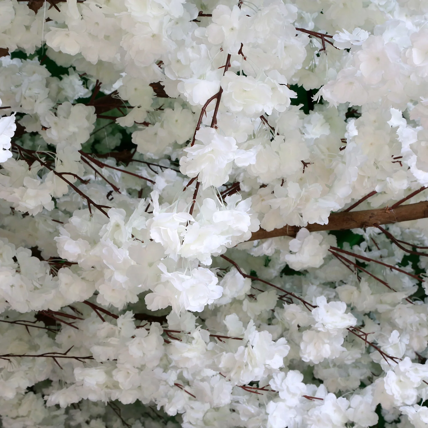 Большое искусственное цветущее растение вишни на заказ искусственный шелк розовое и белое дерево для свадебного