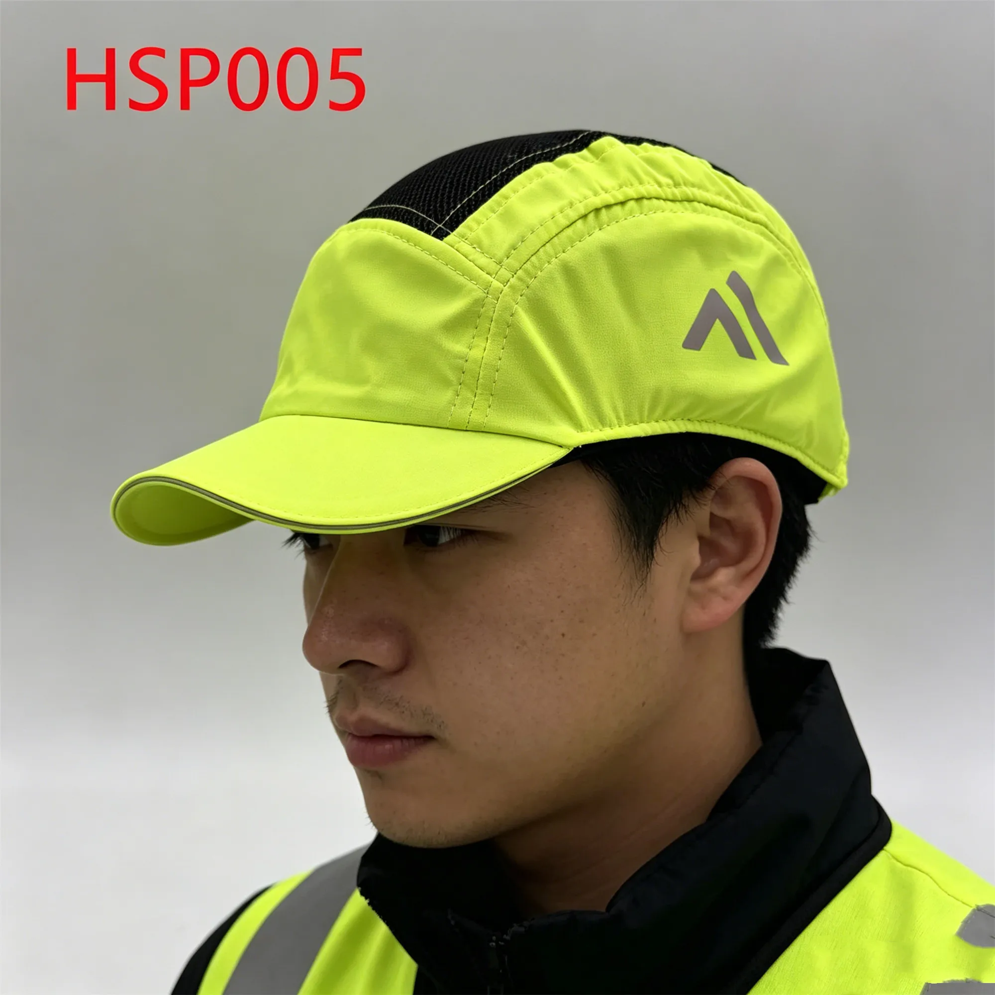 ZYF,urban Rail Transit Lightweight Armored Fluorescent Yellow Bump Caps Workshop Processing High-Visibility Work Helmet HSP005