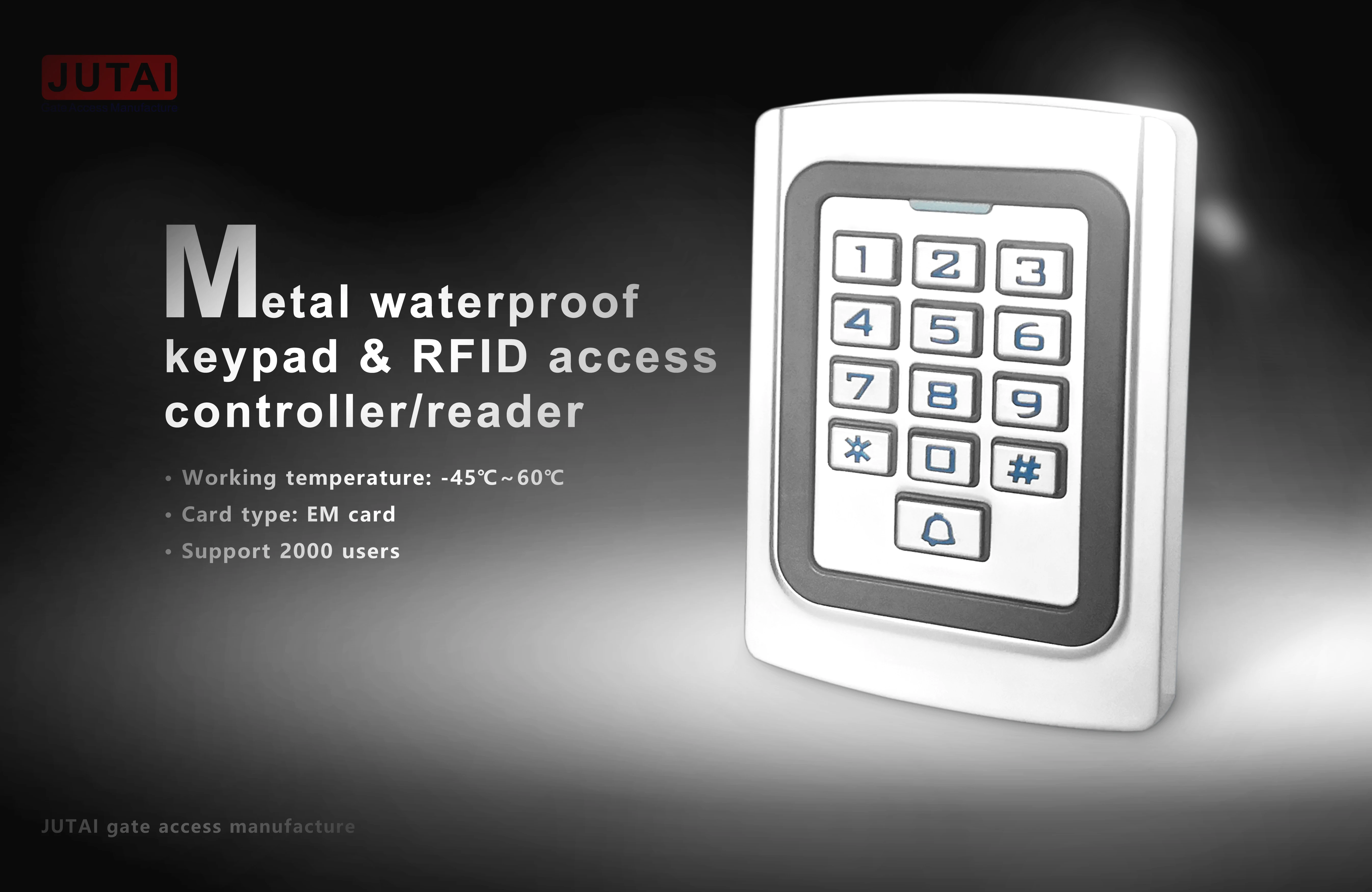 Standalone Keypad Reader Rfid Reader For Access Control Time Attendance ...