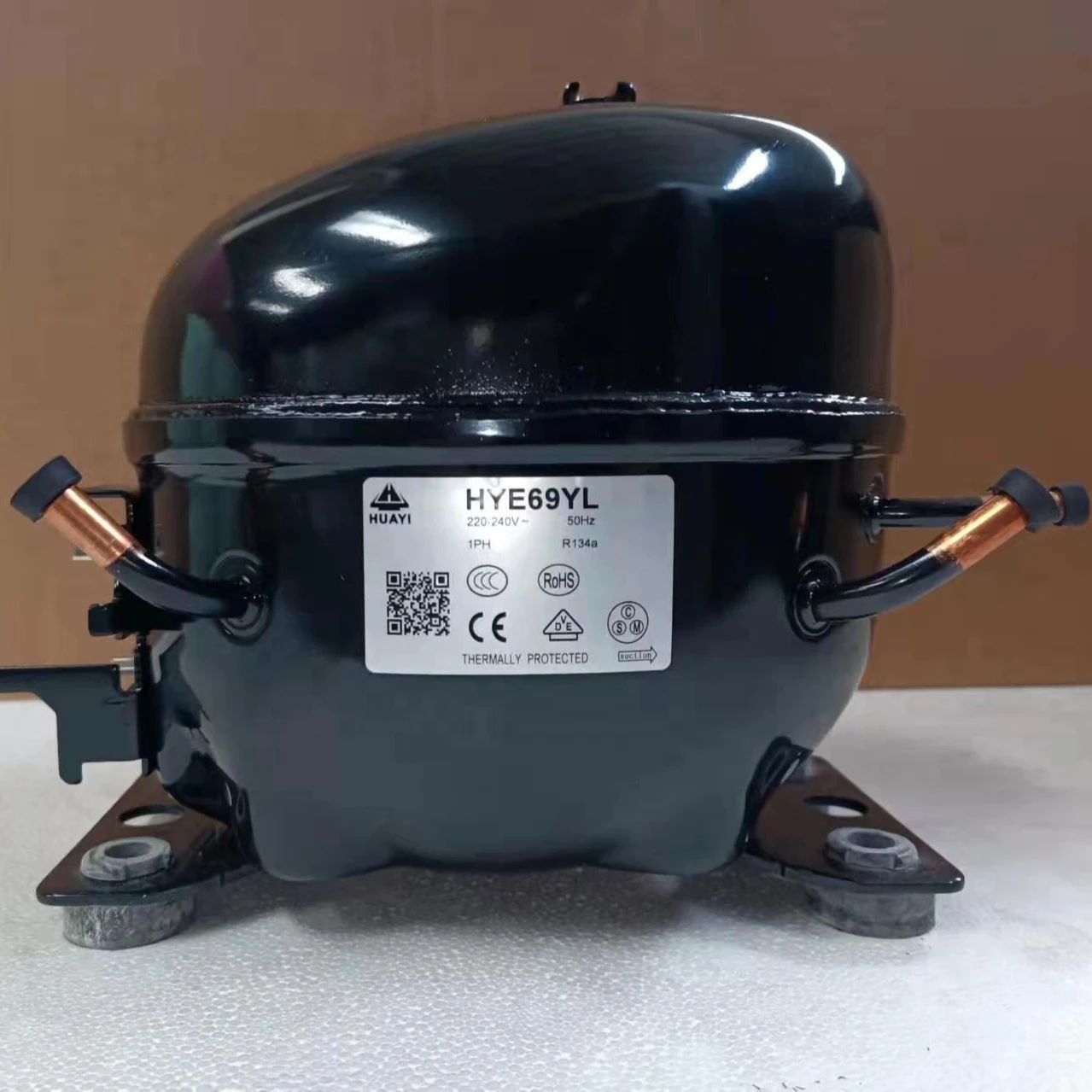 1/6HP HYS45Y R134a Cubigel Original Compressor Essential Freezer Fridge Refrigerator Part Homeappliance Household Parts