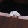 925 silver lab grown diamond