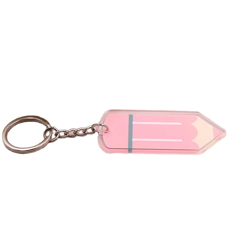 Customized  jewelry KHS281KH1225  New product CN Pencil TRENDY Teacher Appreciation Gift Acrylic Keychain