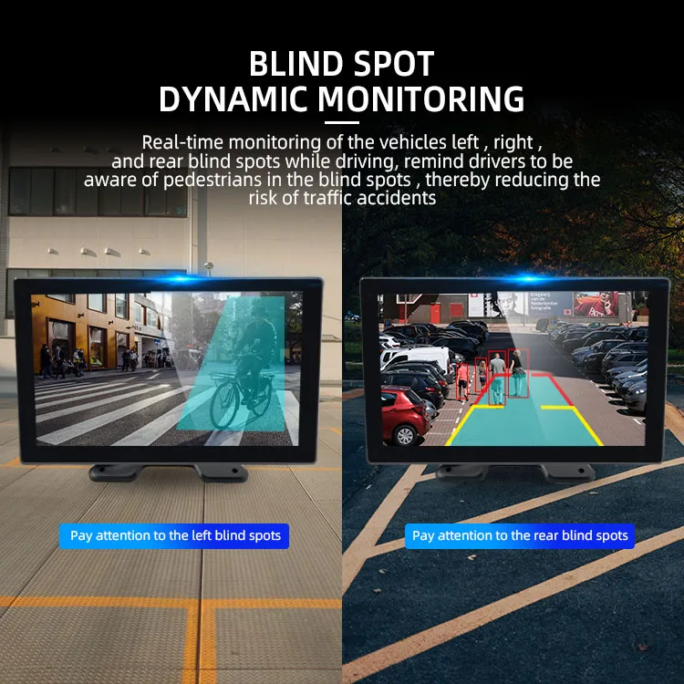 Wemaer Truck Camera Monitor Kit System Vehicle Security Rear View Cam 5CH 10.1 Inch IPS Touch Screen BUS Trailer Backup Camera manufacture