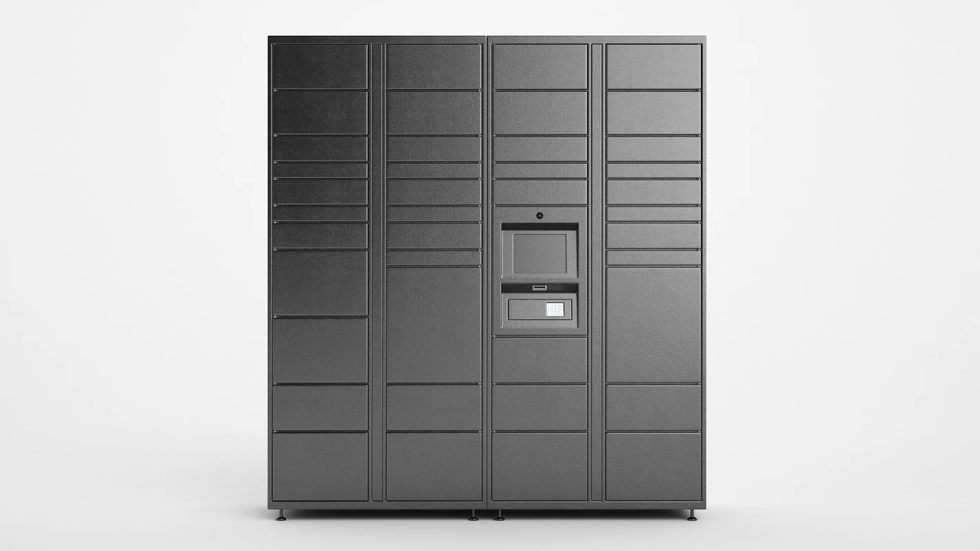 Apartments Building Parcel Locker Electronic Smart Cabinet Outdoor Parcel Delivery Locker Door Horizontal Mailbox