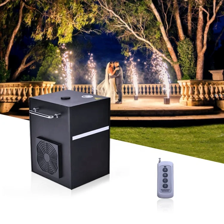 Mini Mk-e15 Fountain Pyro Revolving Refill Dust Electrical Spark Test Hang Cauld Cool Spark Machine Zhongshan Sparkle Machine