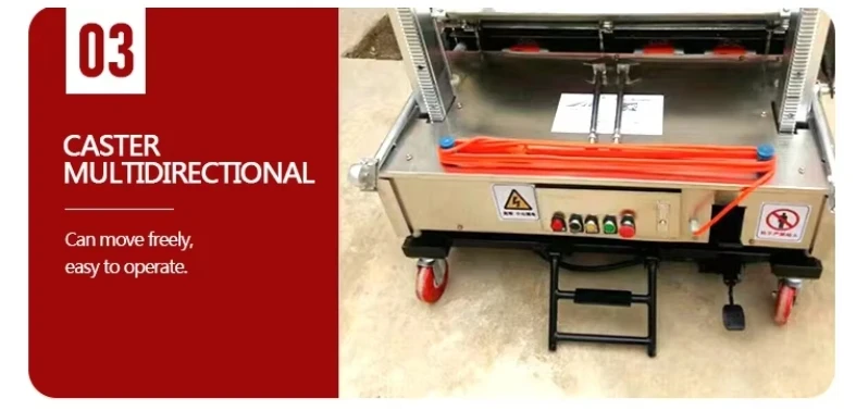 Plastering Machine for Wall Cement Automatic Wall Plastering & Rendering Machine