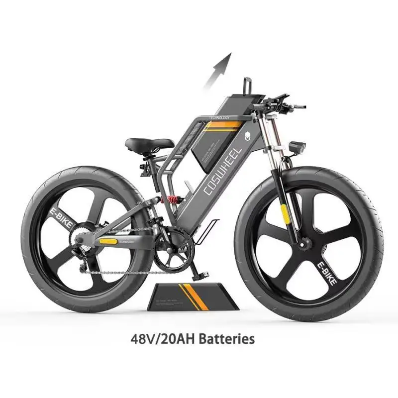 New 2021 Folding Electric Bicycle 750w Electric Bike 48v 15ah T26 26