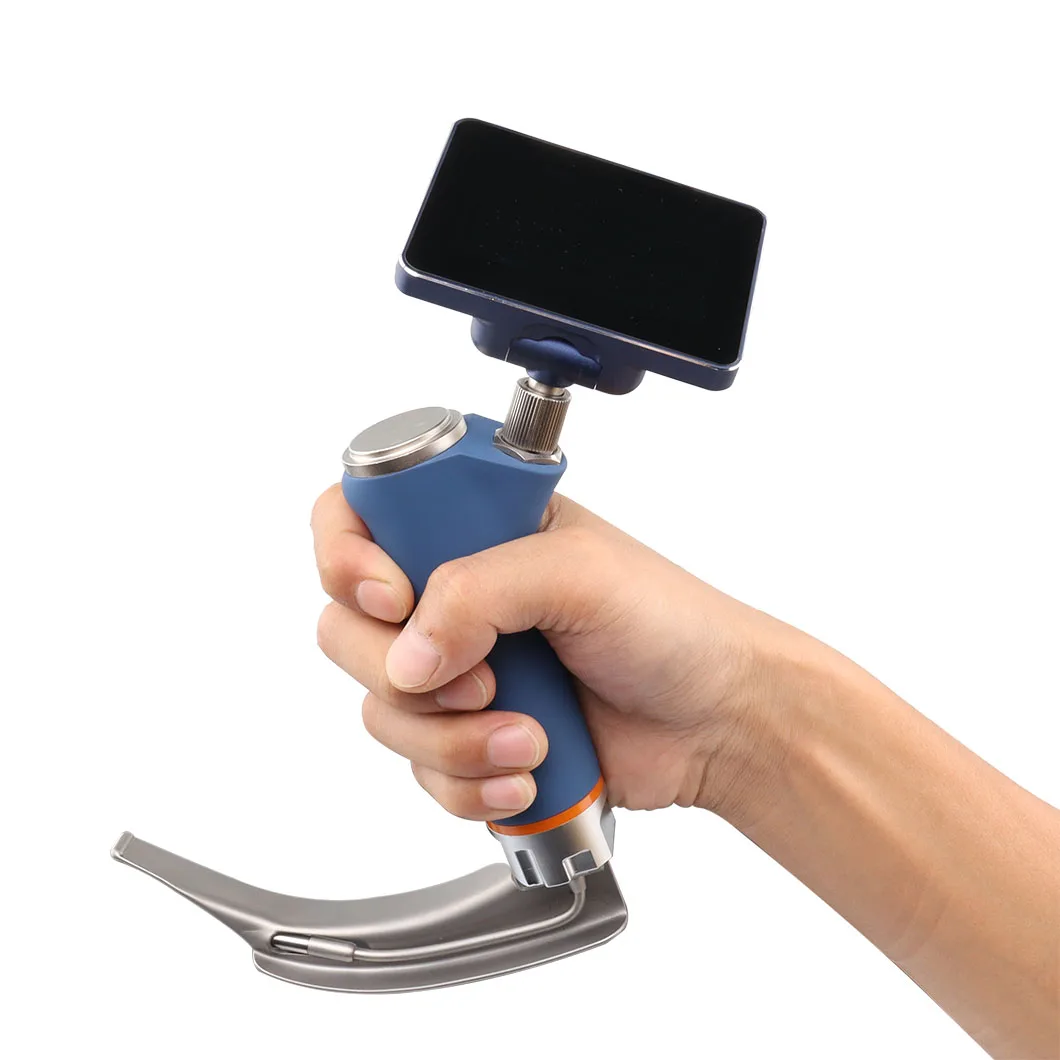 Hospital Medical 3inch Touch Screen Portable Fiberoptic Reusable Video Laryngoscope