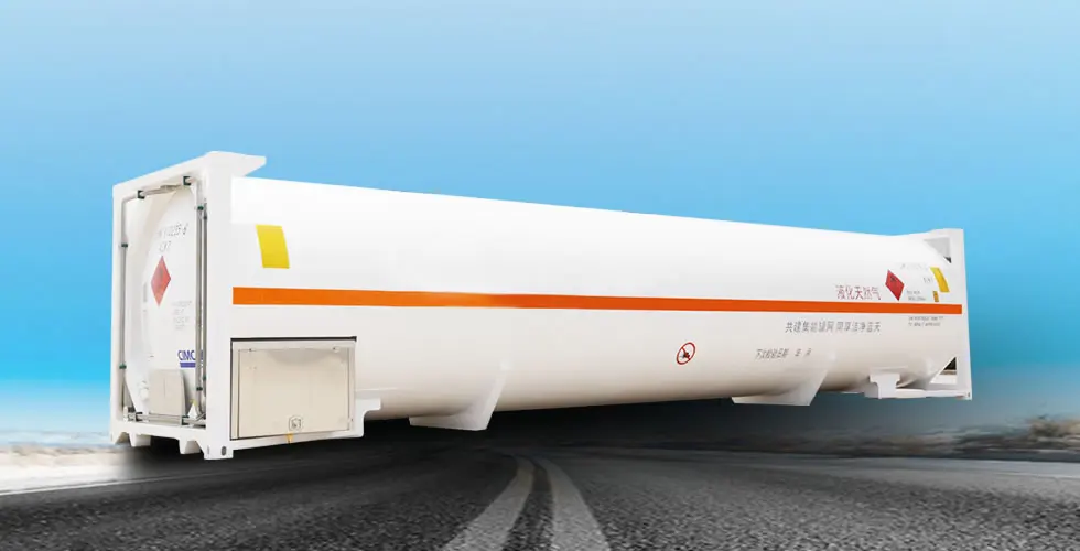 Криогенный жидкий газ LO2 LN2 LNG LPG CNG транспортный полуприцеп-цистерна с испарителем жидким азотом