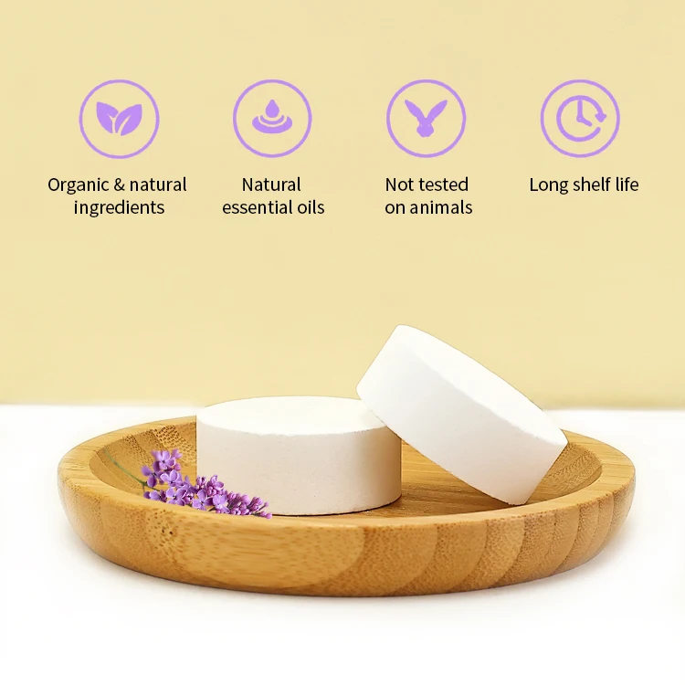 OEM Private Label Vegan Body Moisturizing Relaxing Essential oil Bath Fizzies Aromatherapy Tablets Lavender Shower Steamers