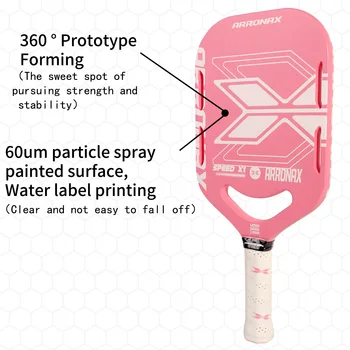 ARRONAX Pickleball Paddles - Durable, Aerodynamic, and Customizable