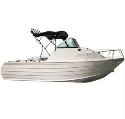 17FT Speed Aluminum Cuddy Cabin Fishing Boat With Outboard Engine ...