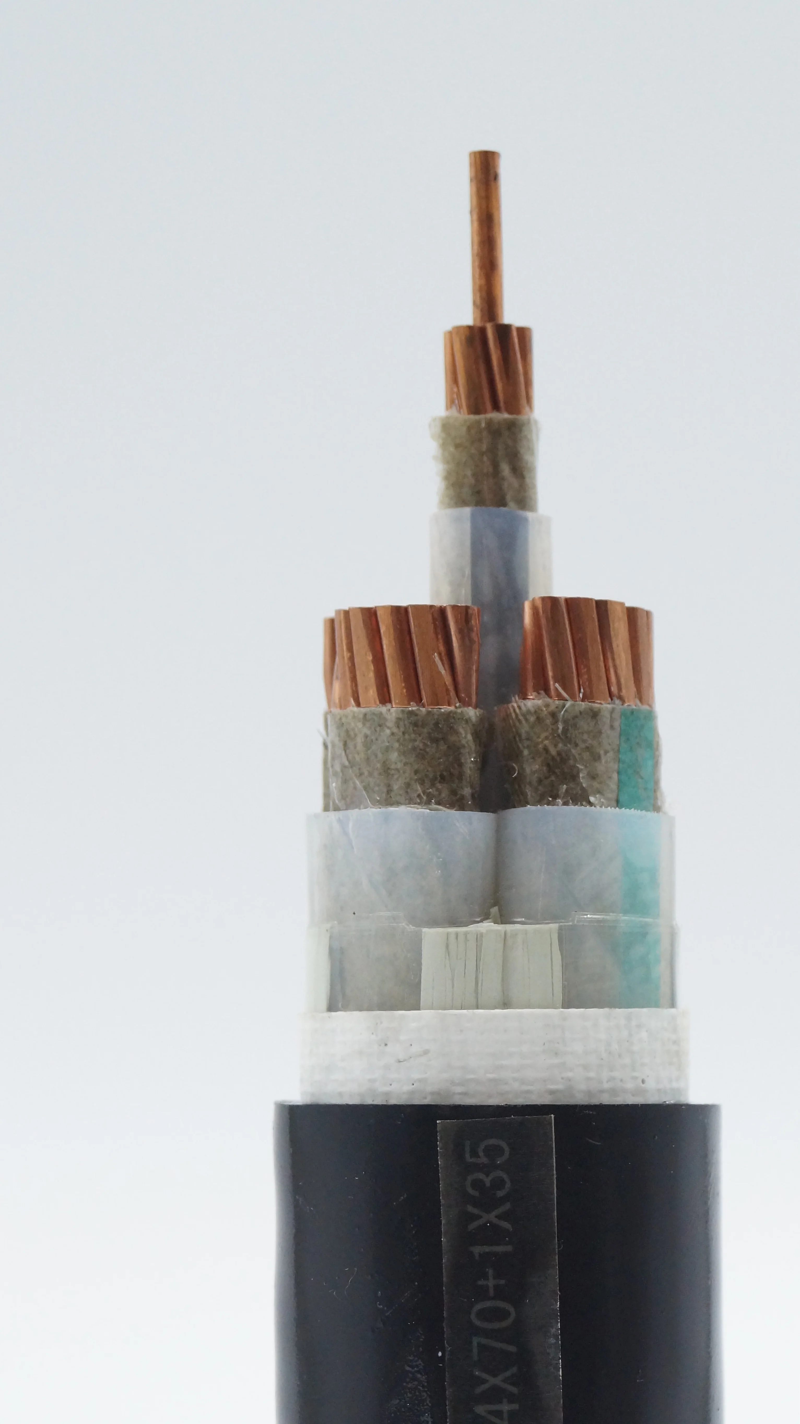 HELENLINK WDZN-YJY 0.6/1kV LSZH Power Cable 4x70+1x35mm Fire