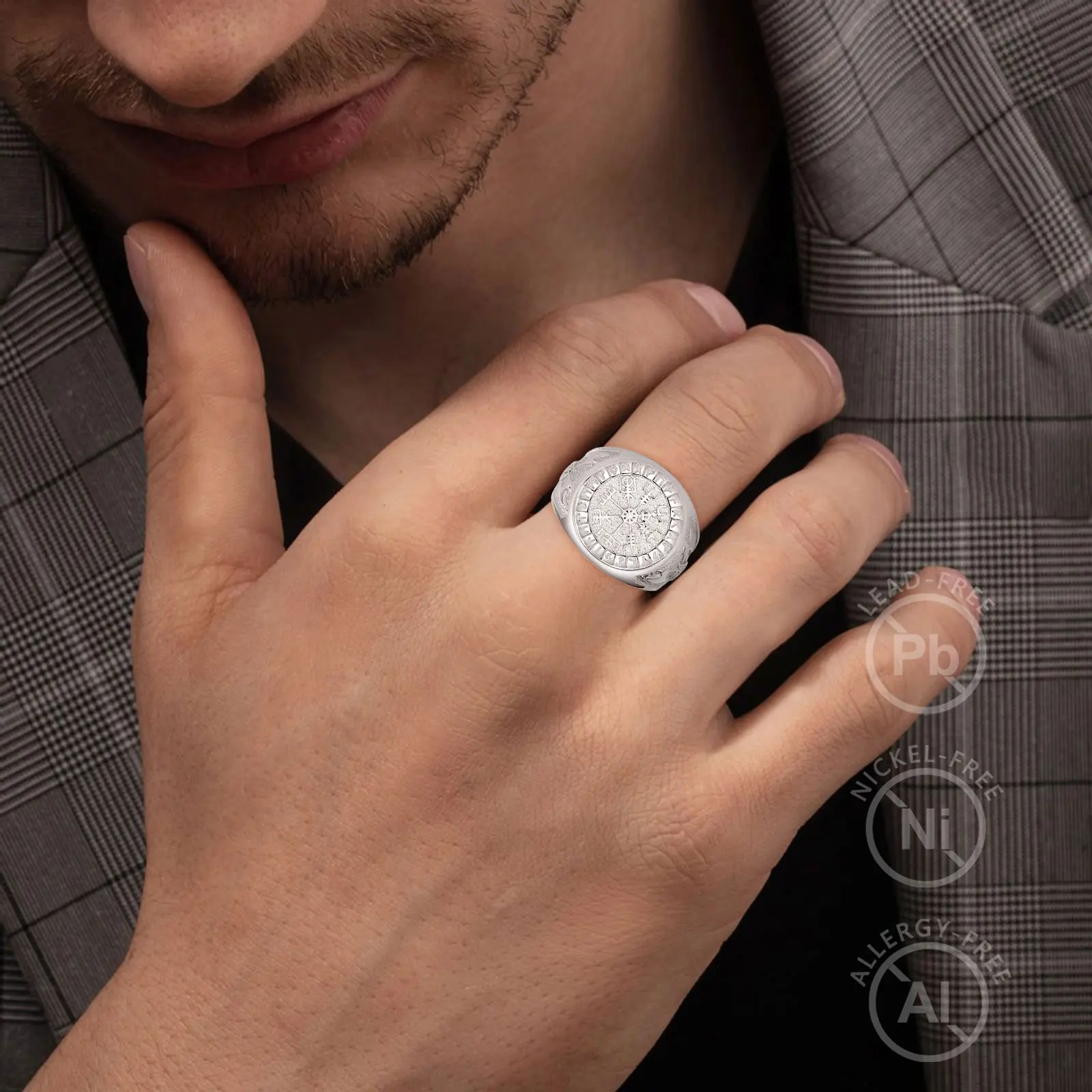 Merryshine vintage acier inoxydable nordique victoria hommes