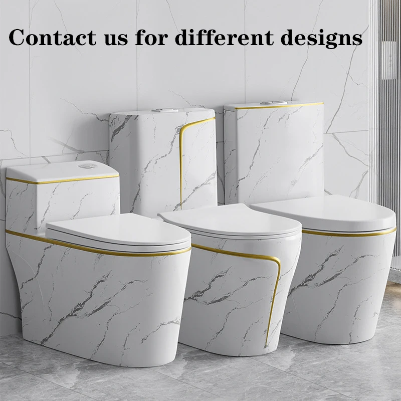 Sanitarios lnodoros wc sanitary wares modern bathroom water closet ceramic marble color toilet commode one piece toilet bowl details