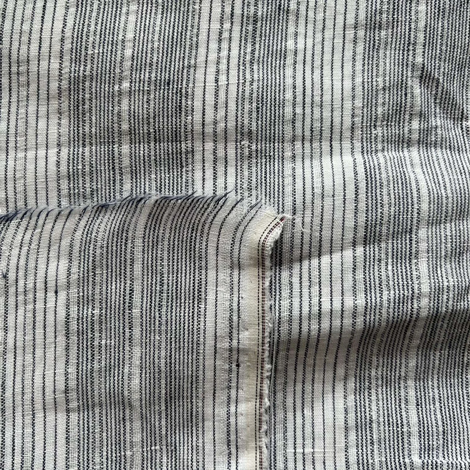 Низкая цена оптовая продажа не эластичная полосатая льняная пряжа для дивана окрашенная печатная 100 смесь одежды