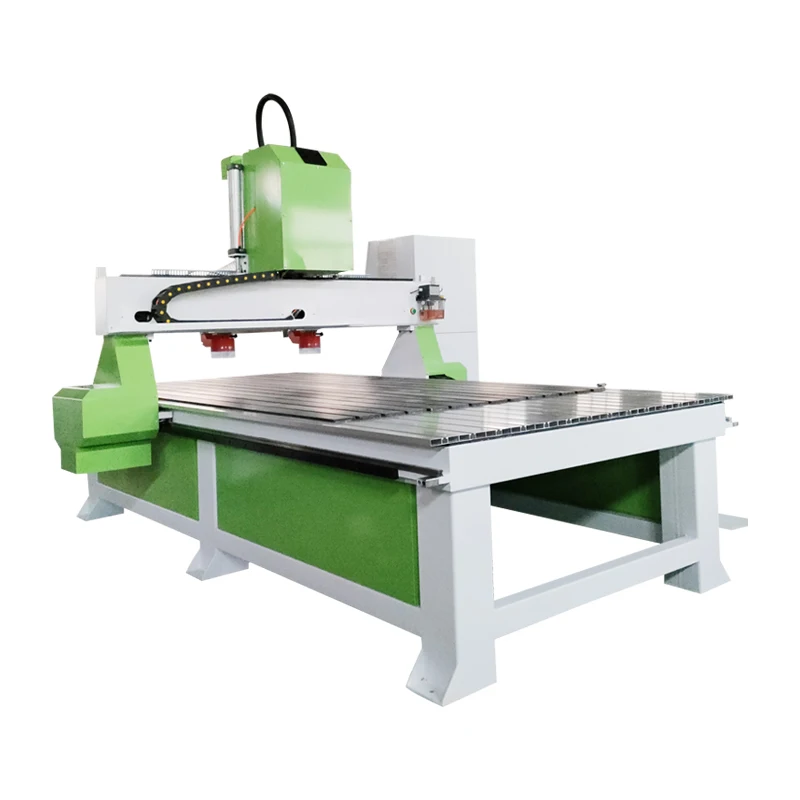 LUDIAO  CNC Router Machine 1313 1212 One Head with 2 Spindles 3 Axis Water Cooled Spindle  Woodworking Engraving Machine