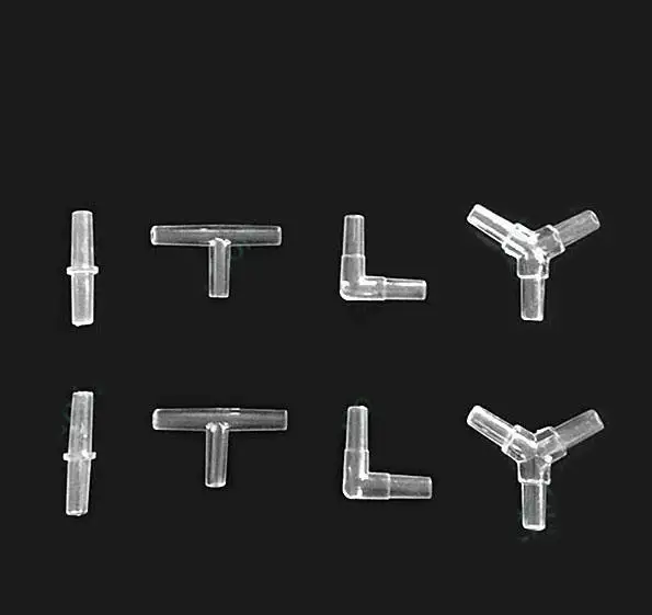 Conector Transparente En T De 3 Vías Para Tubos De Aire En Acuarios – 10 Piezas