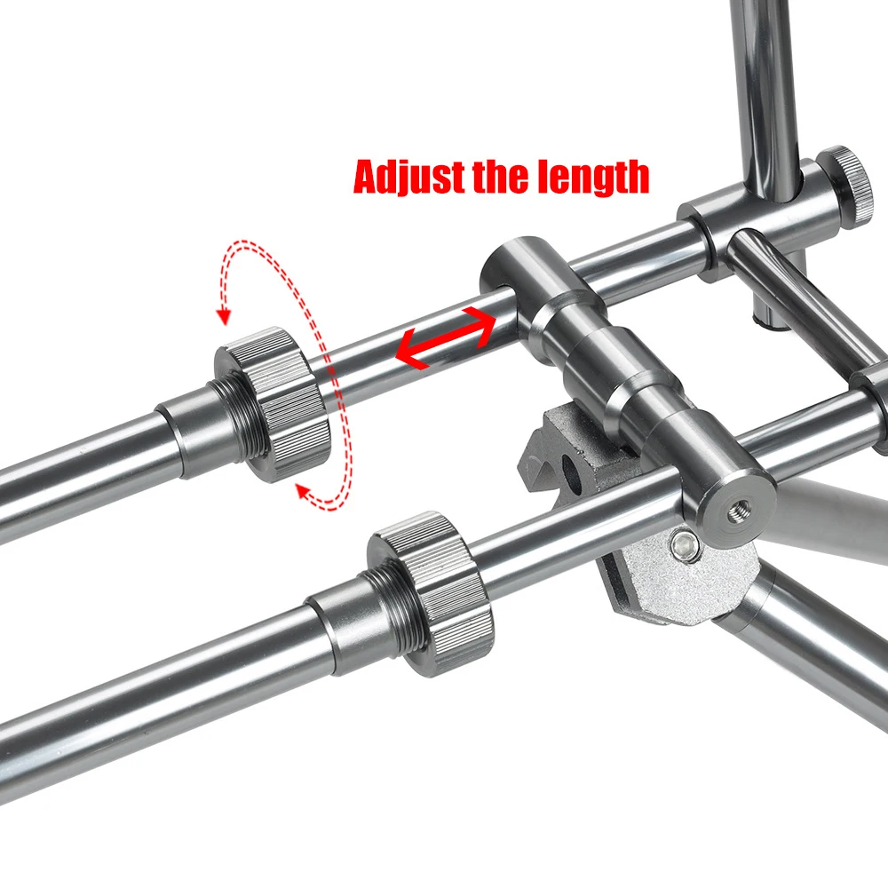 aluminum alloy telescopic fishing rod bracket