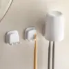 White- toothbrush holder