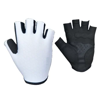 New Beautiful Soft Breathable Anti slip Wear Resistant Custom Half Finger Cycling Sports Gloves