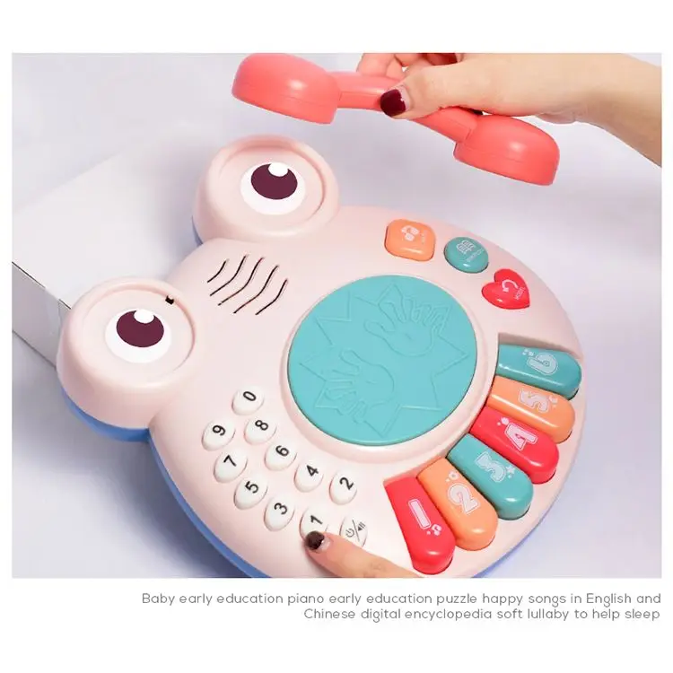 
 Обучающая игрушка-пианино для раннего развития с подсветкой и музыкой  