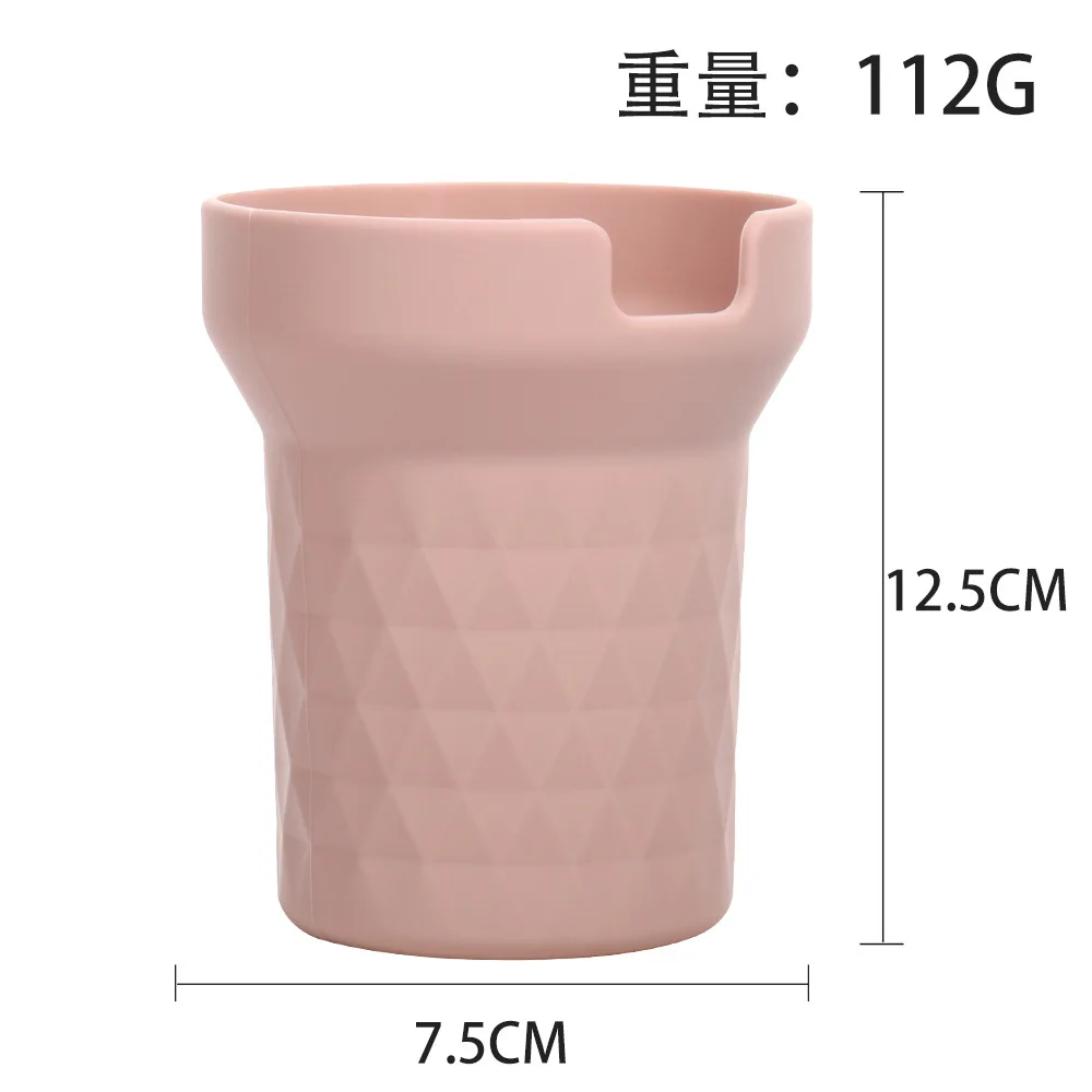 Portable Custom Logo Silicone Cup Sleeve Car Cup Protective Cover Drop-proof Convenient Silicone Water Bottle Bottom Sleeve factory