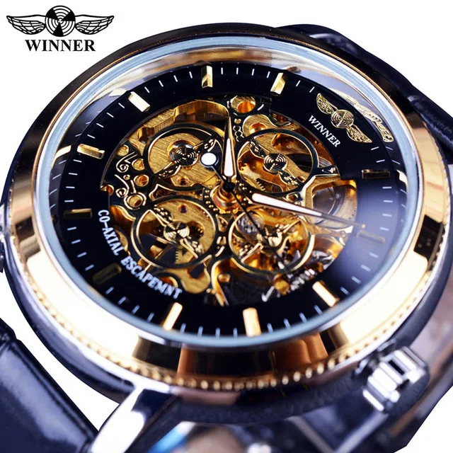 Winner mechanical outlet watch