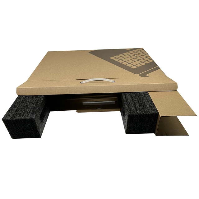 Corrugated Paper Computer Box Computer Mouse Packaging With Foam Insert ...